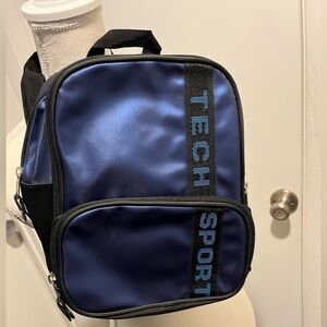 Tech Sport Nylon Messenger Backpack Unisex